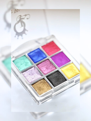 "Sew Couture" -- Mini Metallic Watercolor Palette
