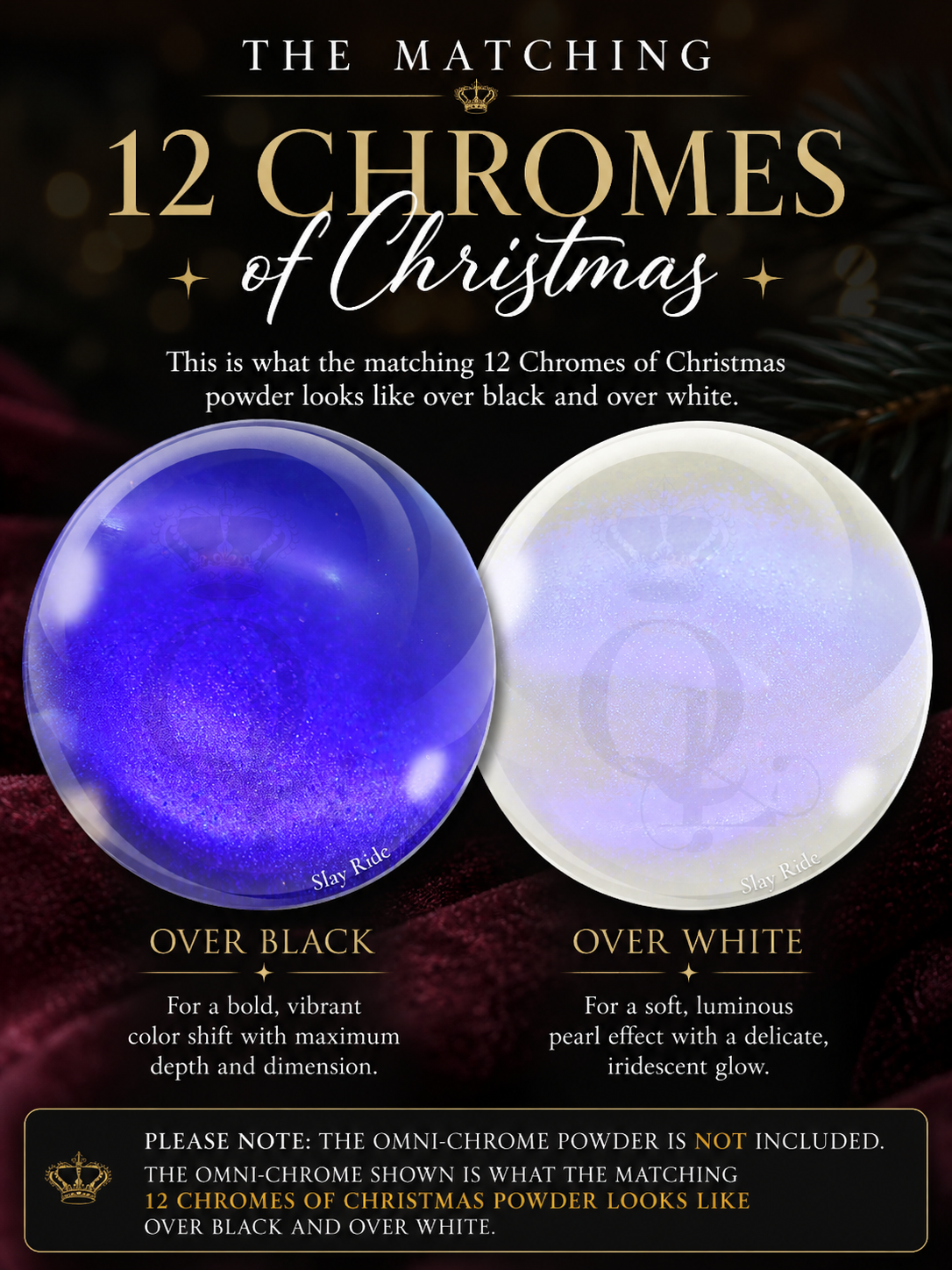 Slay Ride -- 12 Candy Chromes of Christmas SINGLE