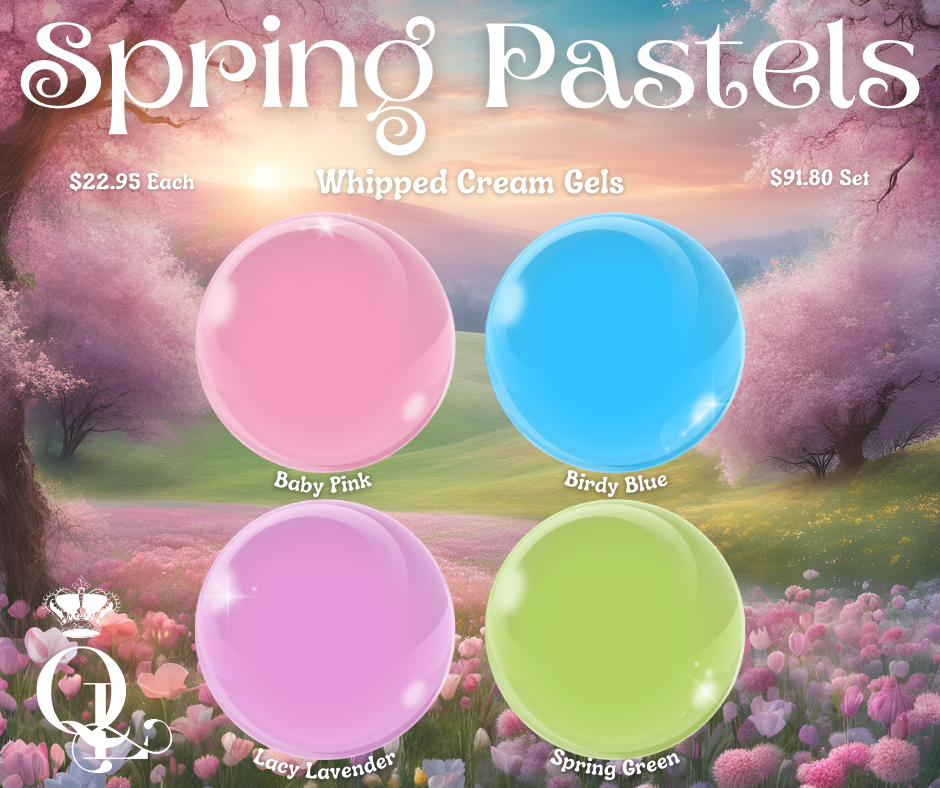 Lacy Lavender -- Spring Pastel Whipped Cream Gel