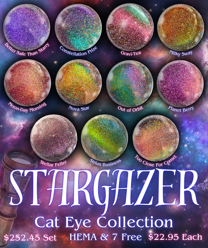 Stargazer HEMA-Free Cat Eye Gels -- Full Collection