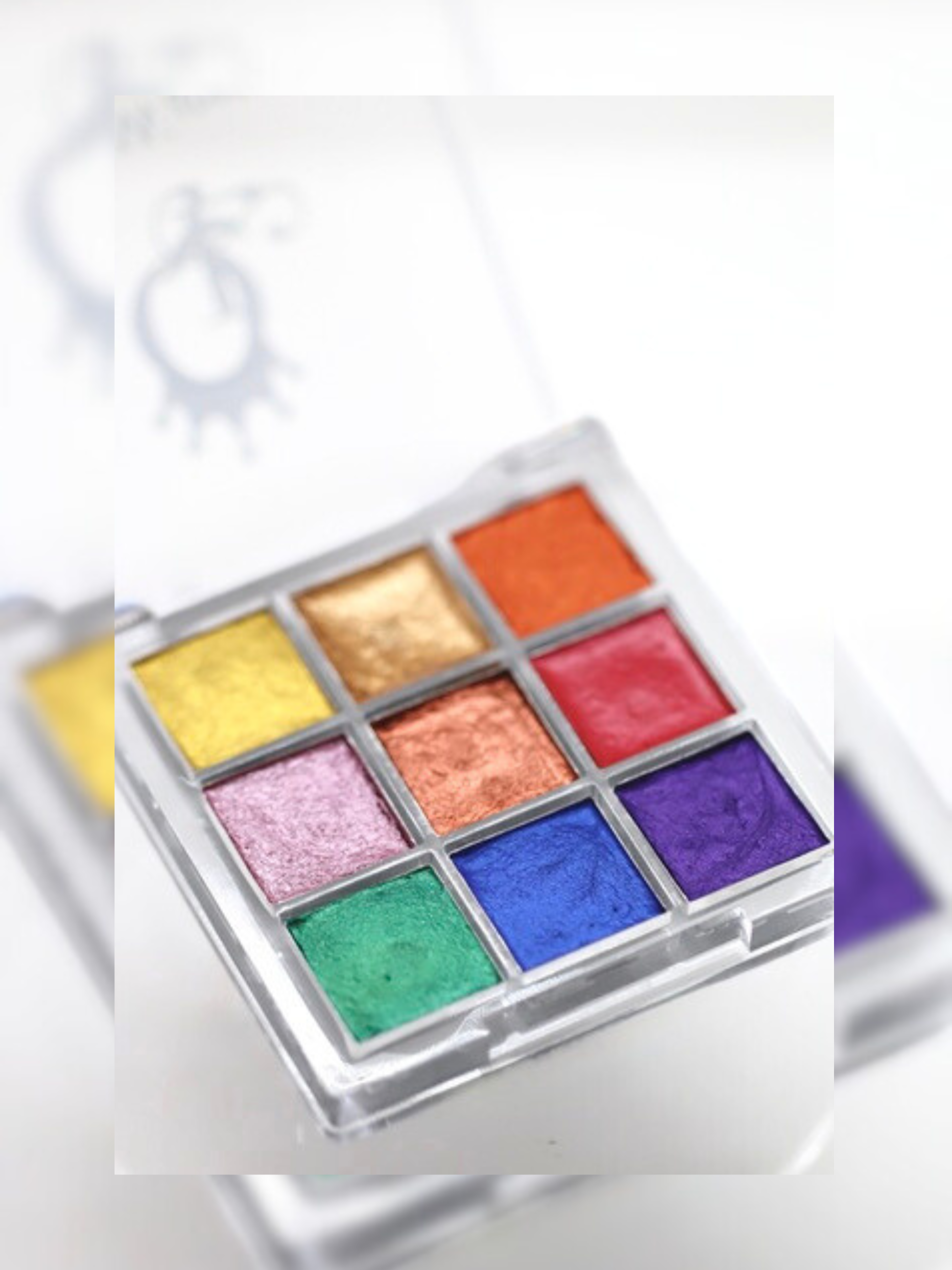 "Steeped in Style" -- Mini Metallic Watercolor Palette