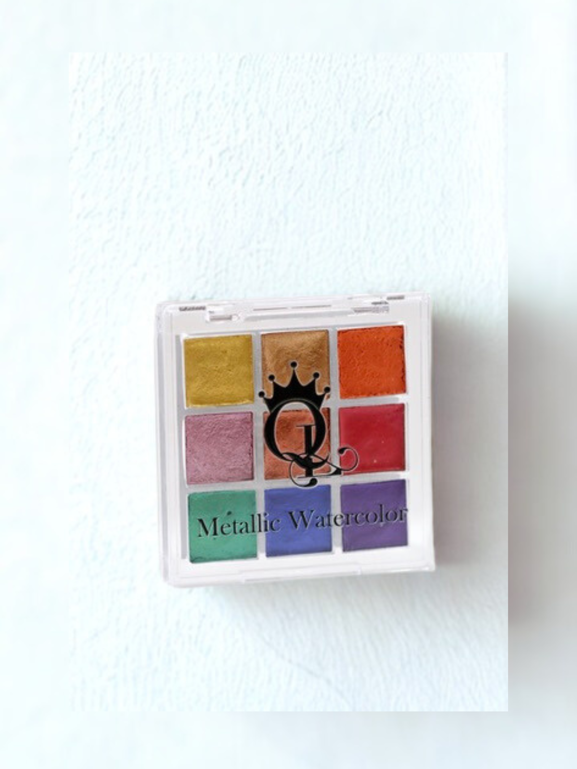 "Steeped in Style" -- Mini Metallic Watercolor Palette