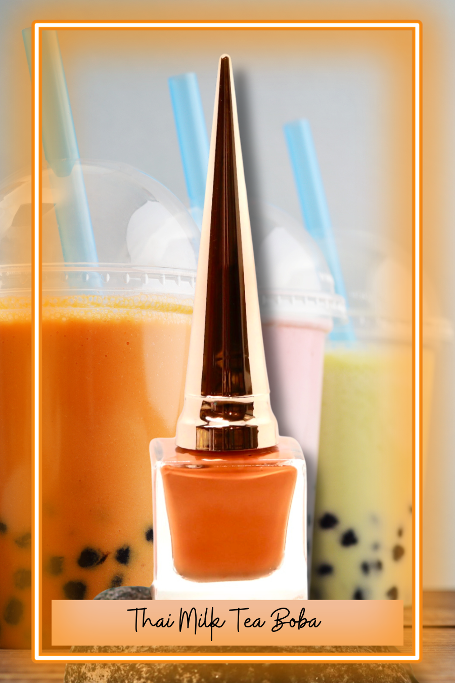 Thai Milk Tea Ink -- Milk Tea Boba Alcohol Ink