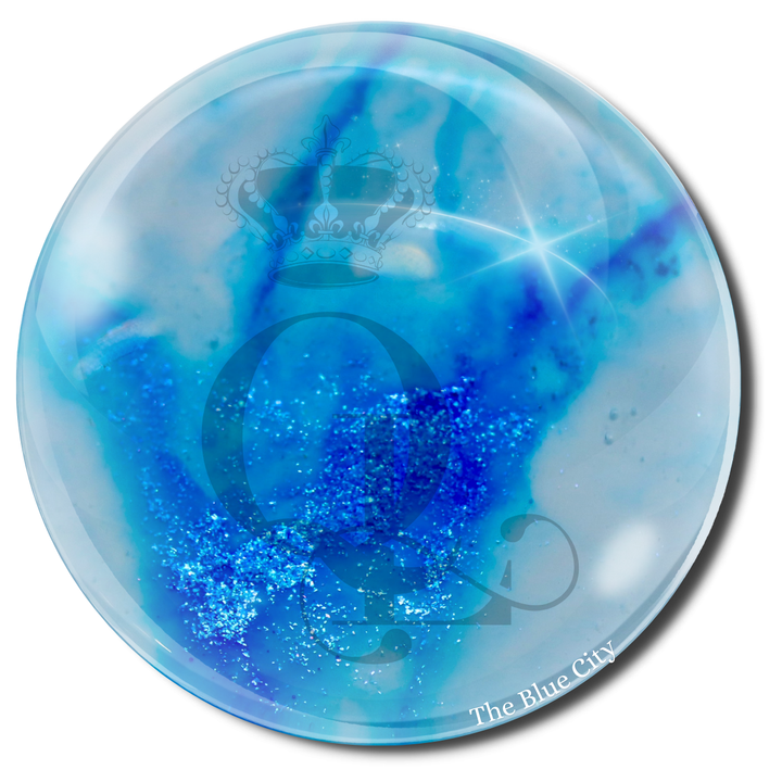 "The Blue City" -- 10ml Bohemian Blues Alcohol Ink