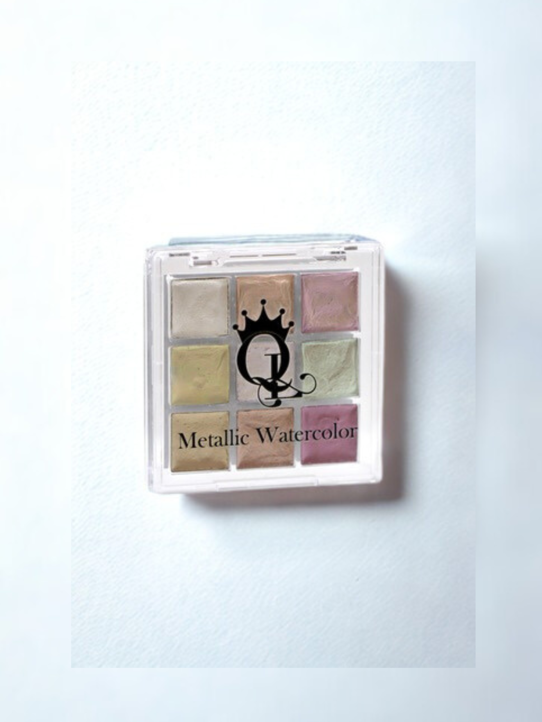 "The Princess Palette" -- Mini Metallic Watercolor Palette