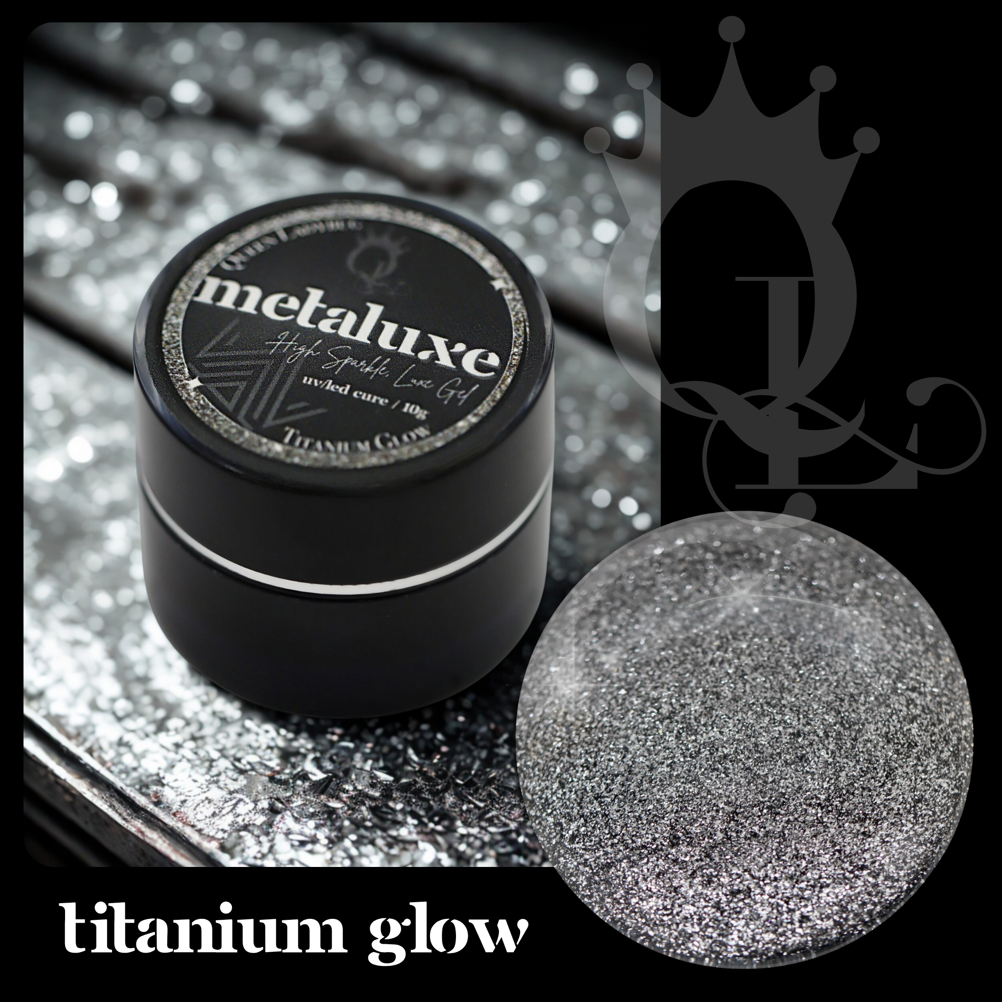 Metaluxe Highly Metallic Gels -- Set of 12