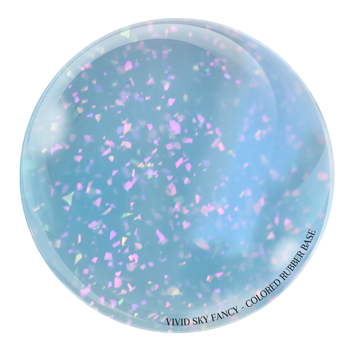 "Vivid Sky Fancy" -- HEMA-Free Colored Rubber Base