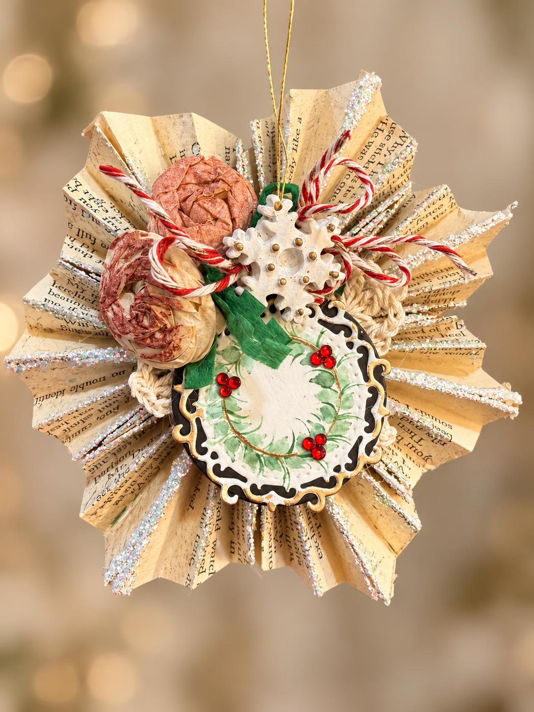Storybook Vintage Ornament Card