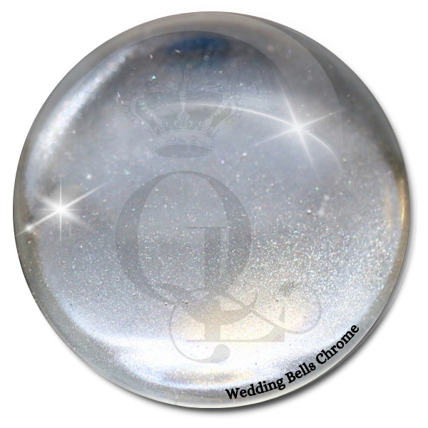 Wedding Bells -- White Chrome Powder