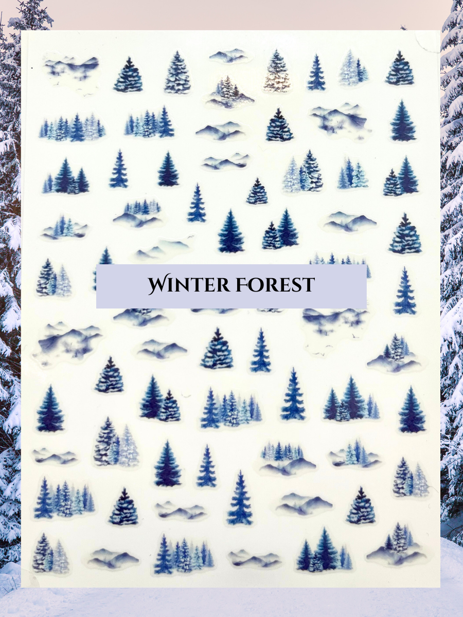 HANYI-683 "Winter Forest" -- Christmas Decals