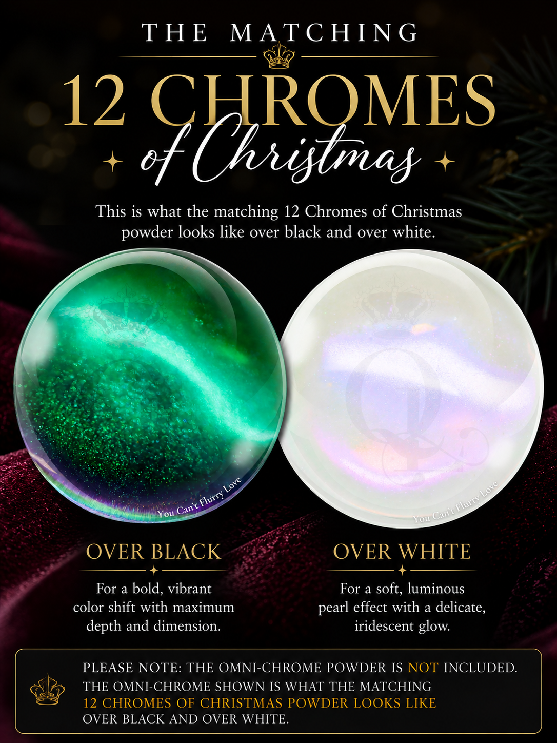 You Can't Flurry Love -- 12 Candy Chromes of Christmas SINGLE