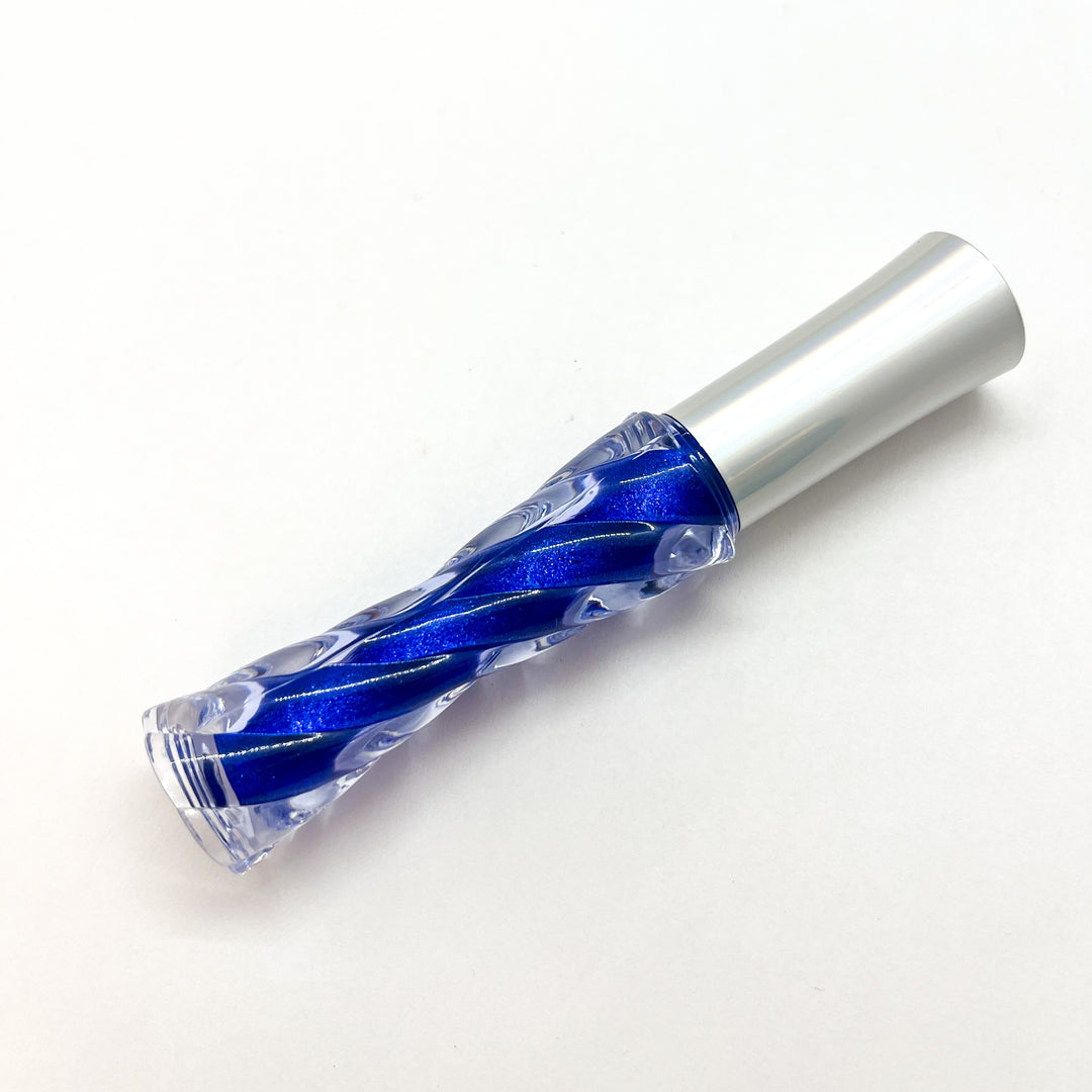 Deep Blue Chameleon Liquid Chrome Pen