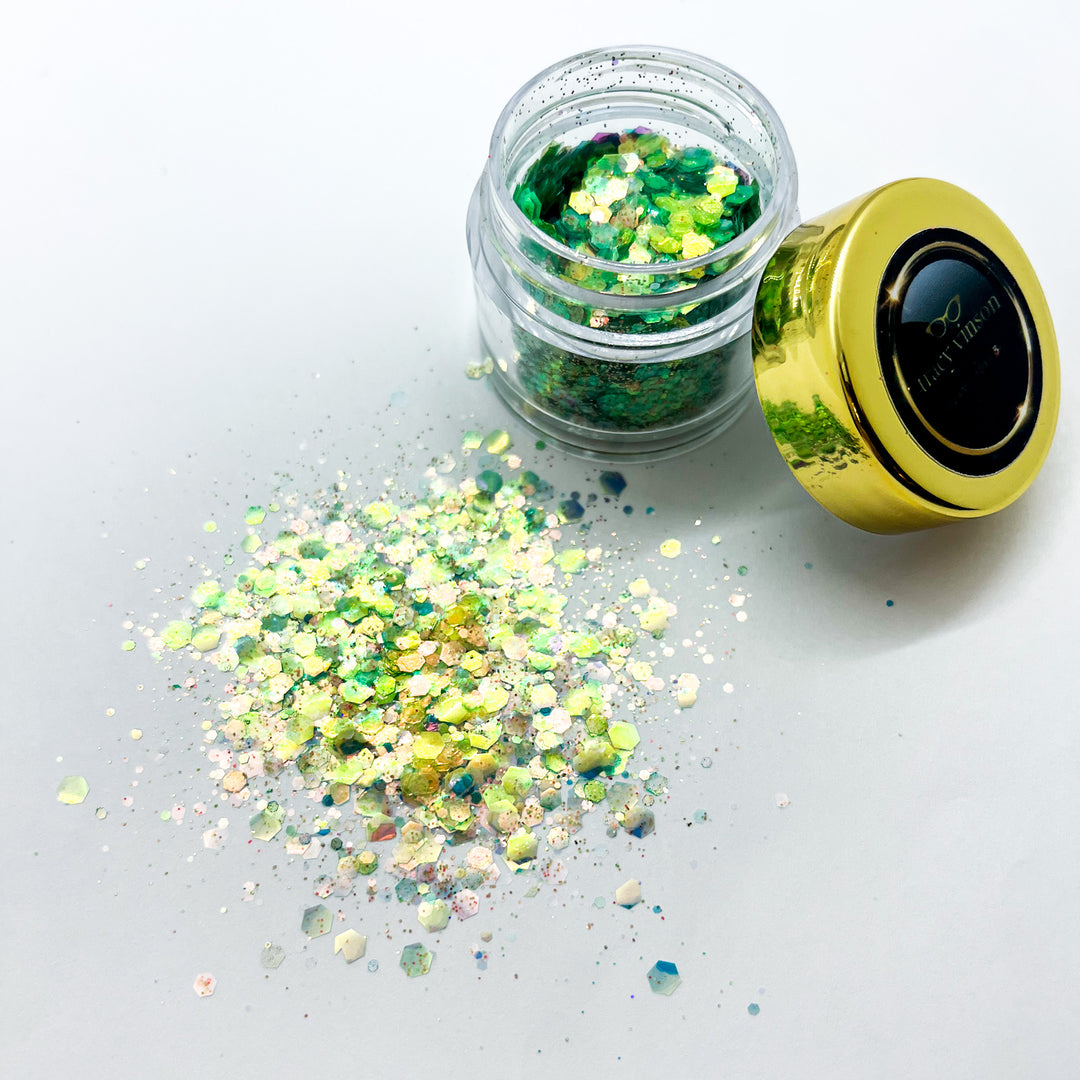 "Frosted Pistachio" -- Luxe Ladybug Sparklers