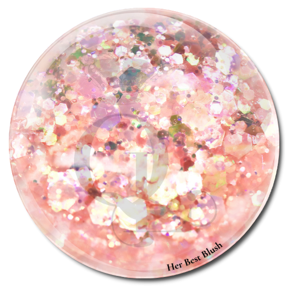 Her Best Blush -- Cosmetic-Grade Glitter