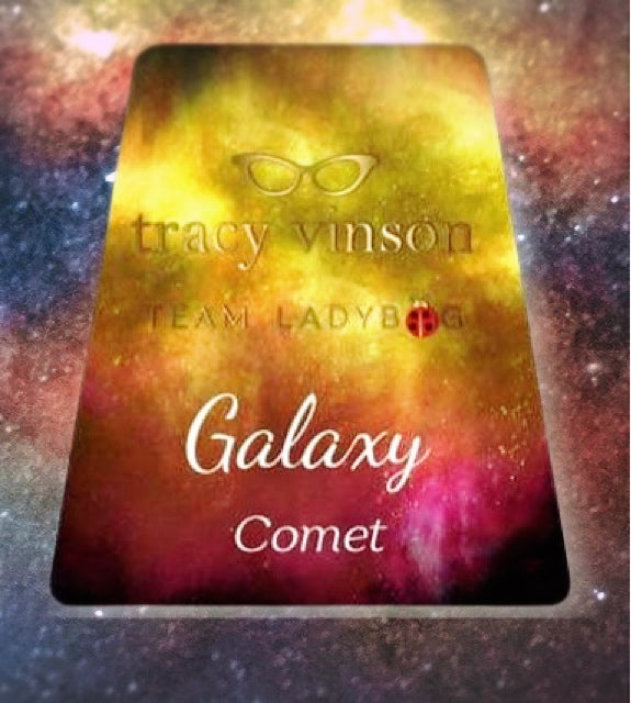 "Comet" -- Galaxy Alcohol Ink
