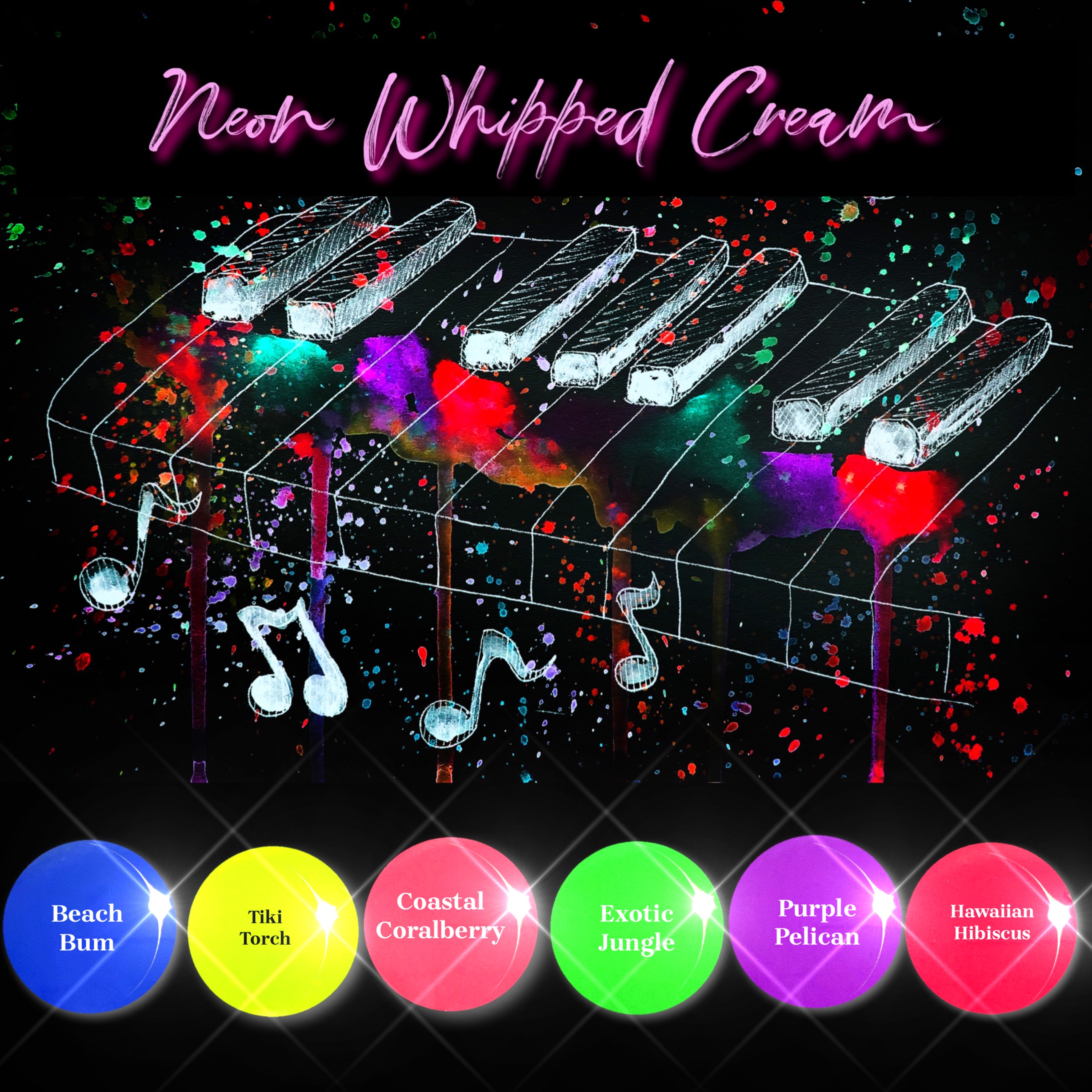 MM - Purple Pelican -- Neon Whipped Cream Gel