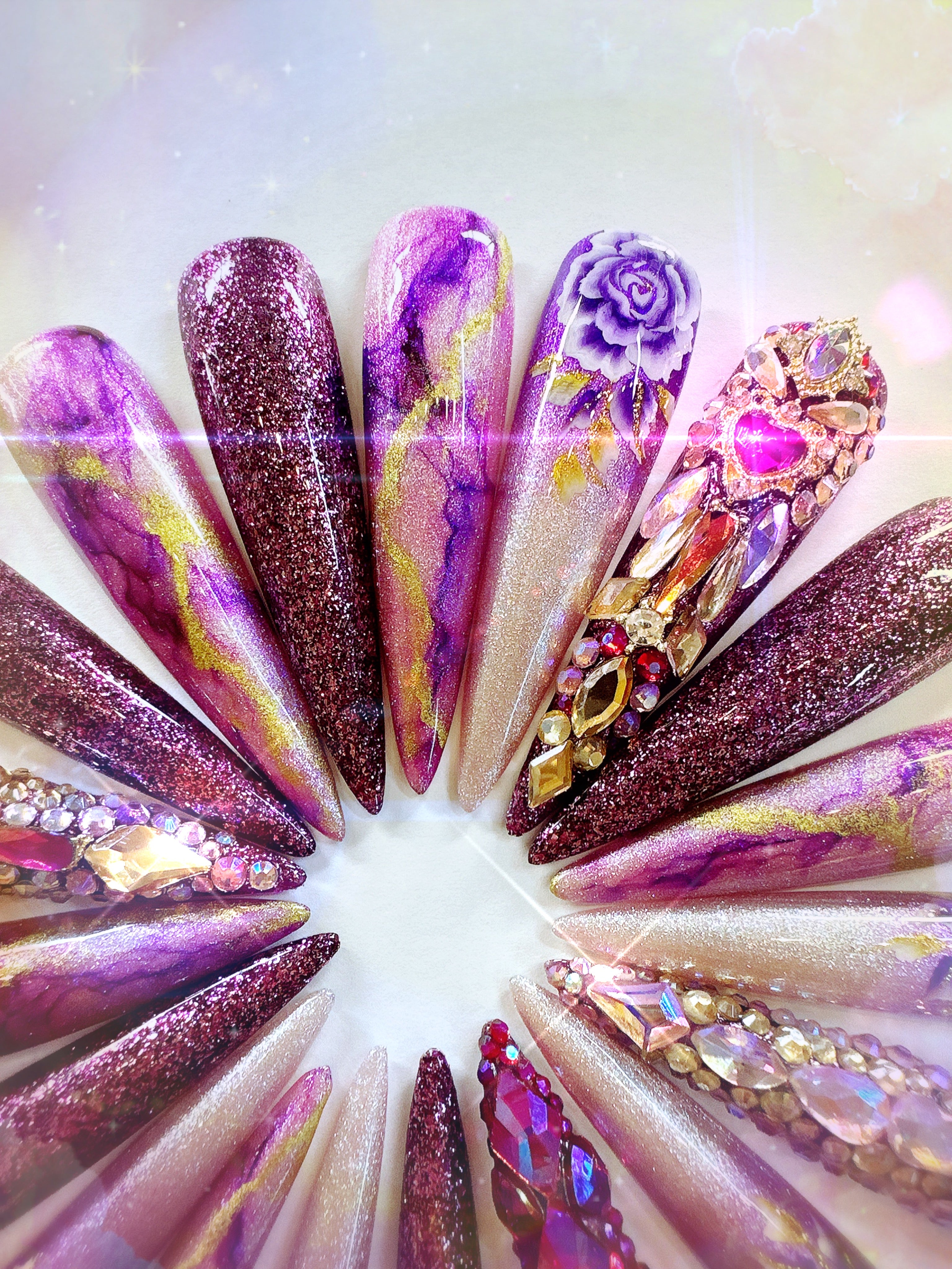 Purple Passion Press-On Nails