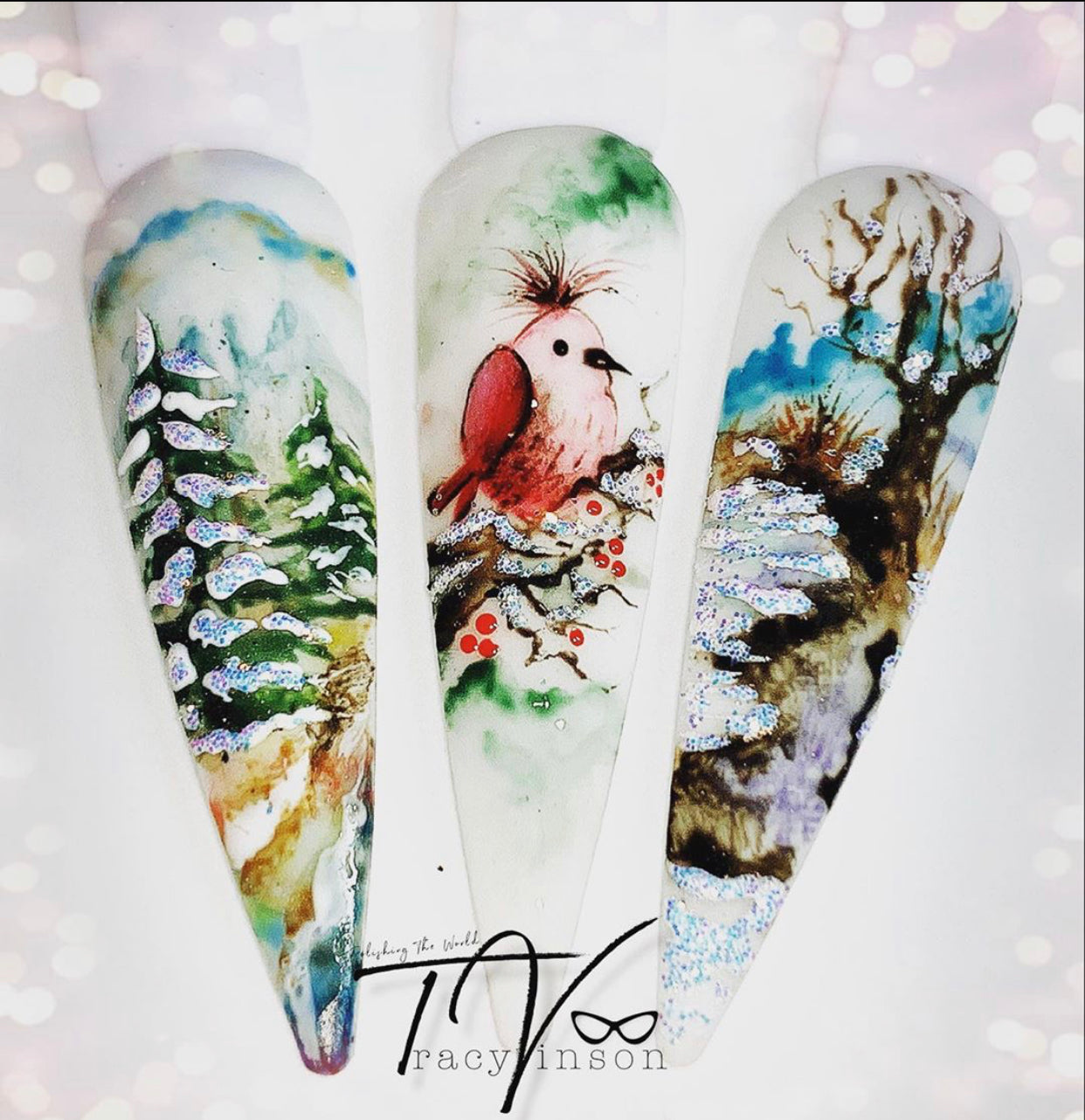 Winter Gel Art -- Online Course