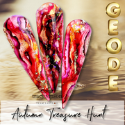 MM - Autumn Geode Alcohol Inks -- Online Course