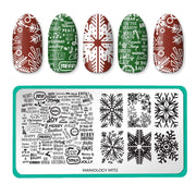Maniology Plate M172- Let it Snow/ X-mas Spirit