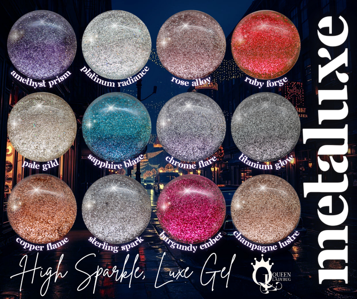 Metaluxe Highly Metallic Gels -- Set of 12