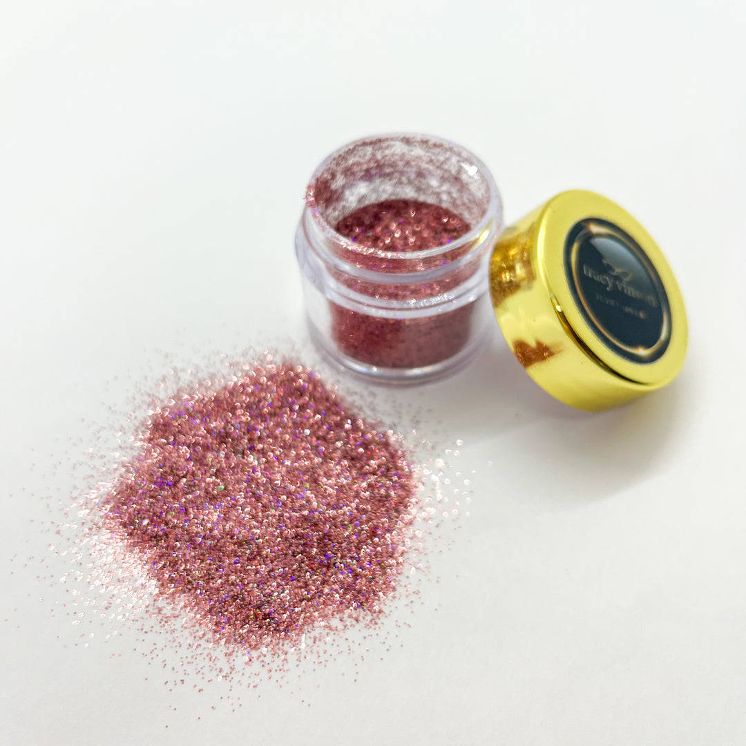 "Micro Holo Petal Pink" -- Luxe Ladybug Sparklers