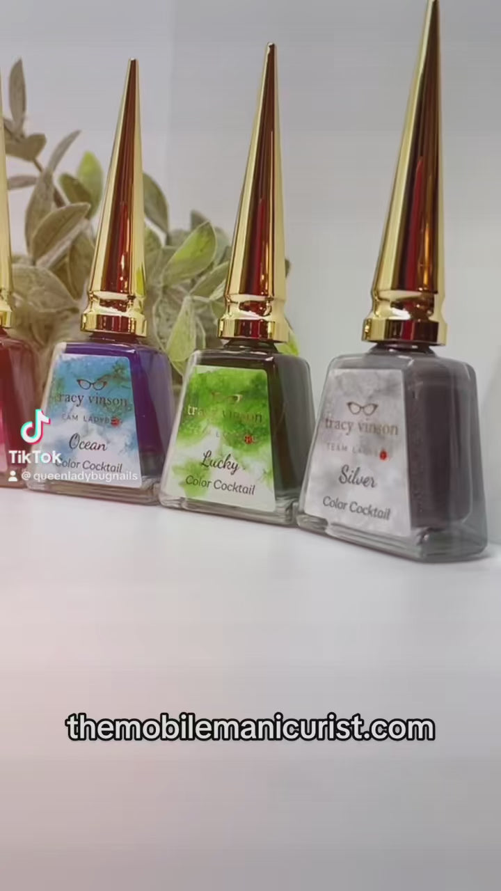 FULL SET -- Metallic Color Cocktail Alcohol Inks