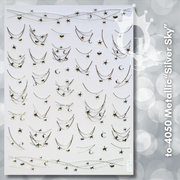 to-4050 Metallic "Silver Sky" -- Christmas Decals