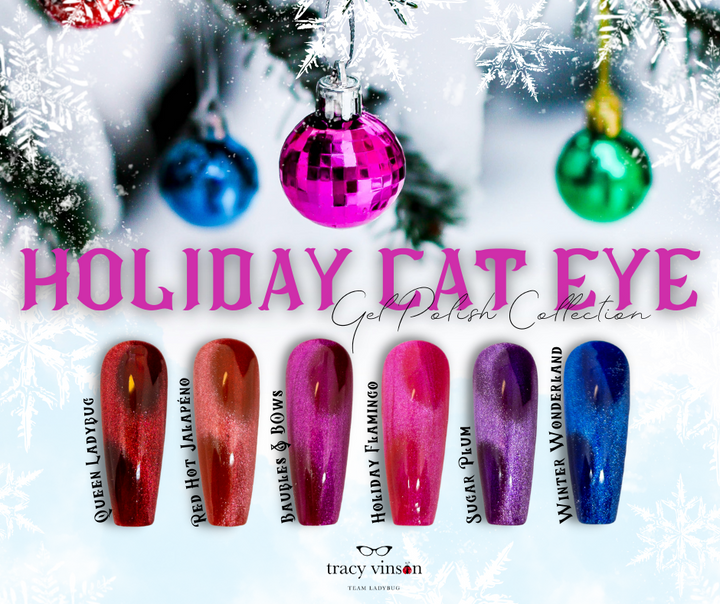 Holiday Cat Eye Gels -- " Sugar Plum" - CE 9516