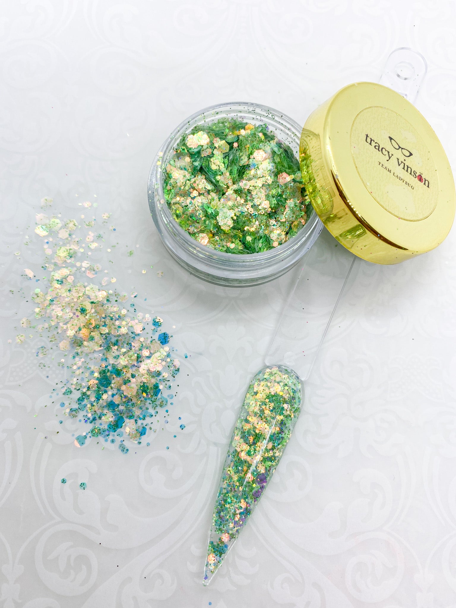 MM - Premium Diamond Ice Glitters -- Peridot