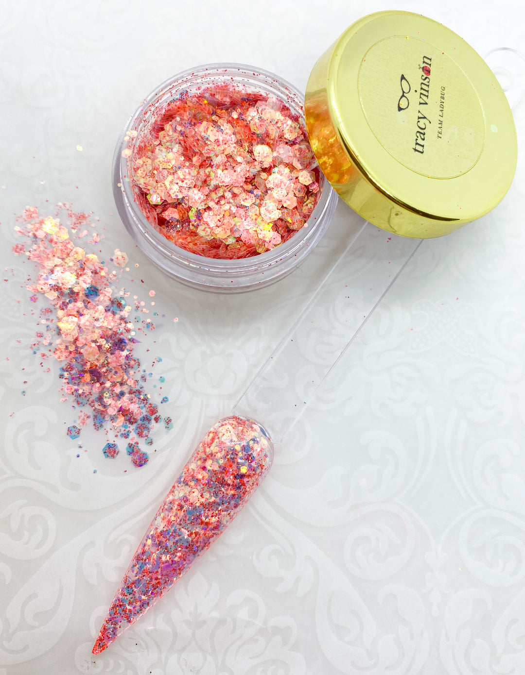 MM - Premium Diamond Ice Glitters -- Pink Gold