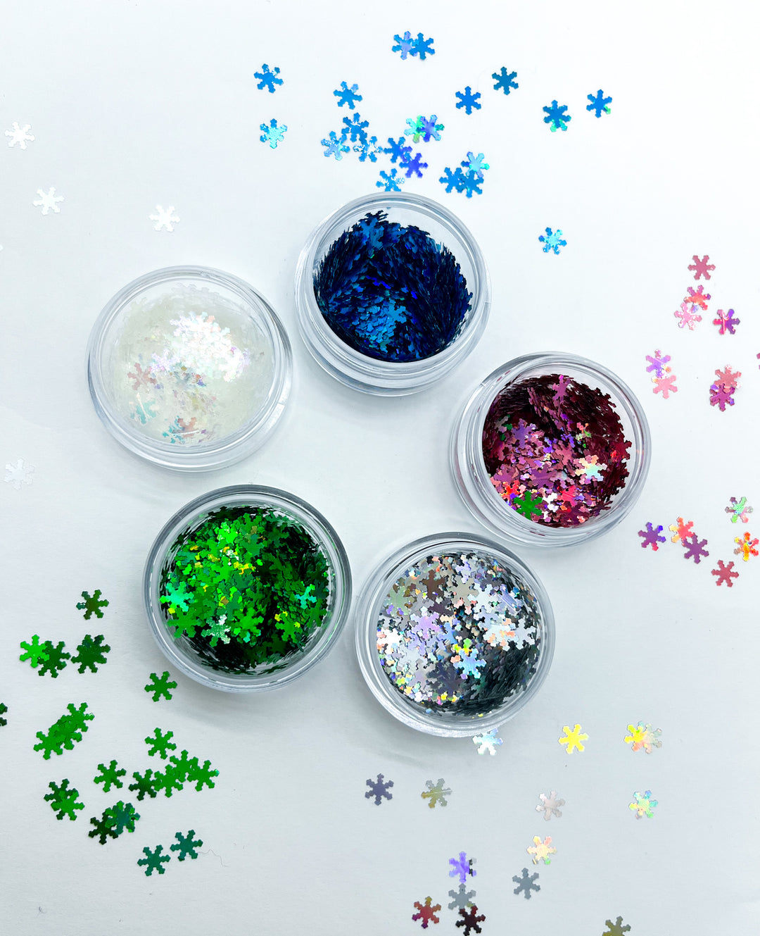 MM - 5D Snowflake Glitter Set (5pcs)