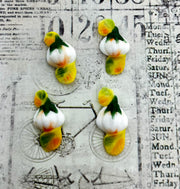 White Pumpkin - Fall 3D Embellishments