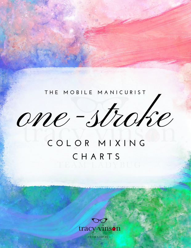 MM - One-Stroke Paint Color Mixing Charts – The Mobile Manicurist Nail ...