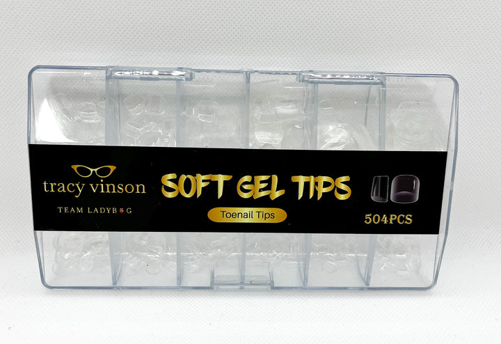 MM - Soft Gel Tips -- Toenail Tips Clear