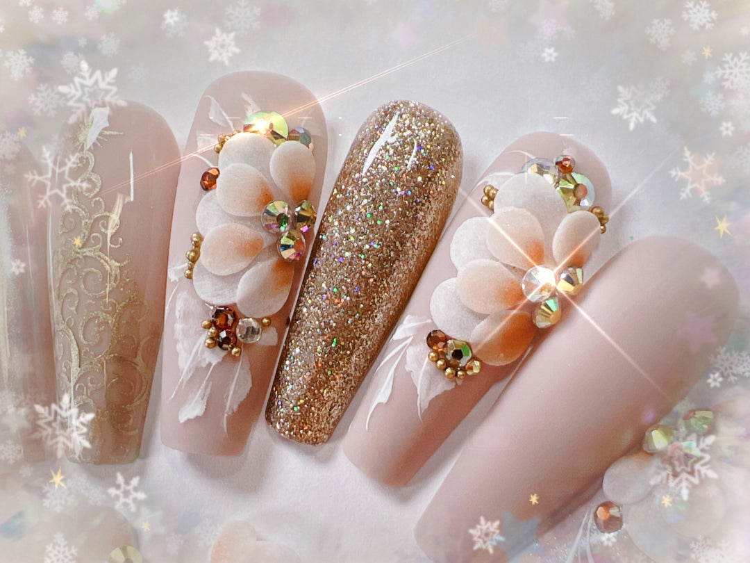 Cashmere Christmas Press-On Nails